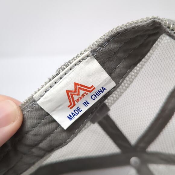 Idaho Asphalt Supply Inc Trucker Hat Gray One Size Adjustable Mesh Back Mohr's - Picture 9 of 10